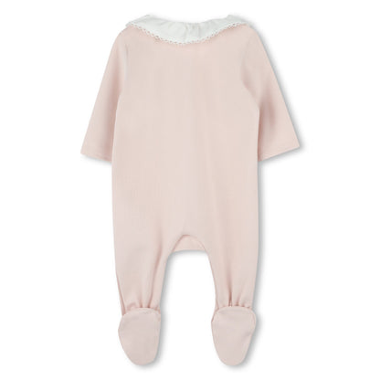 女婴粉色棉连体衣礼盒(3件)