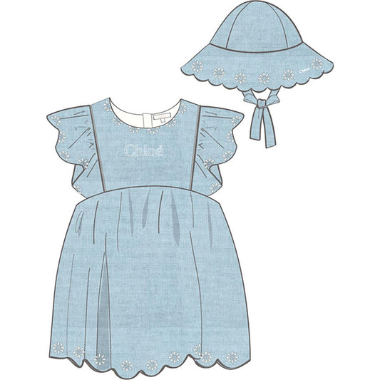 ENSEMBLE ROBE+CHAPEAU