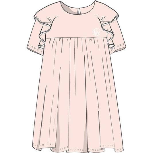 ROBE MANCHES COURTES