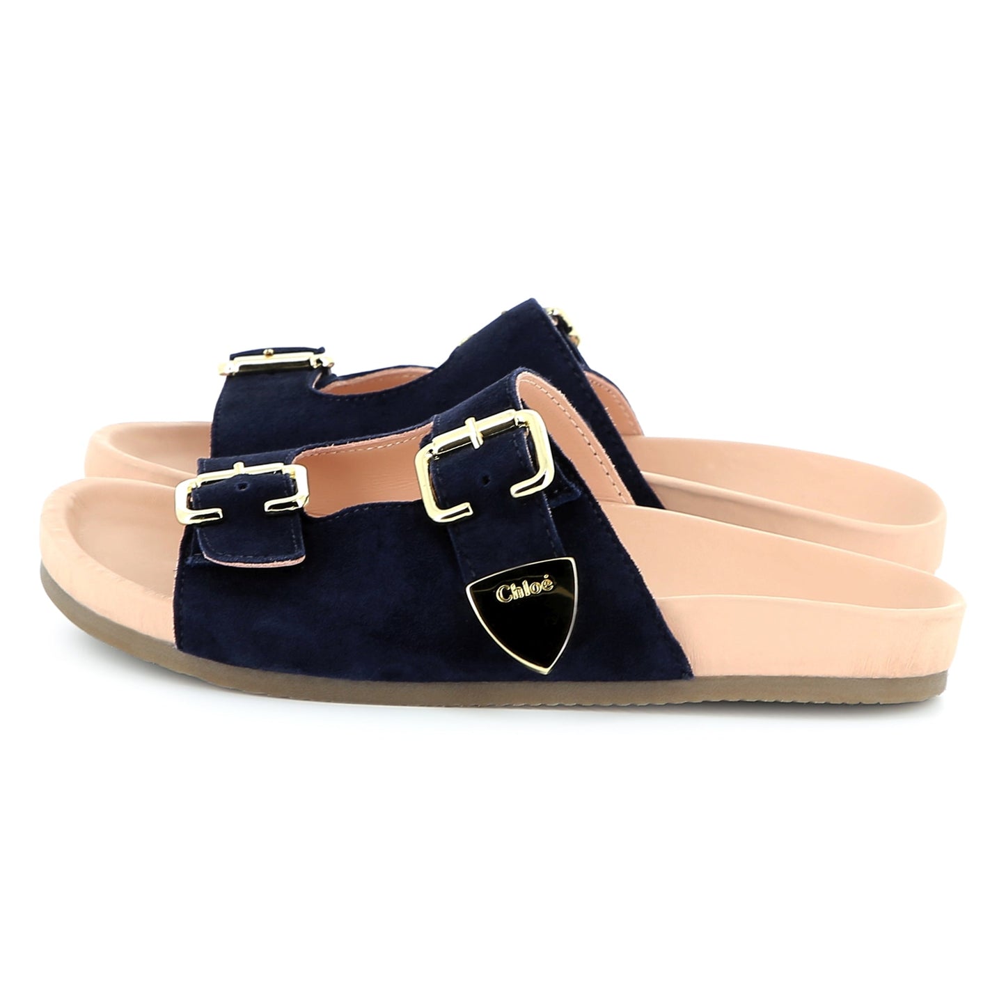 女童深蓝色拖鞋