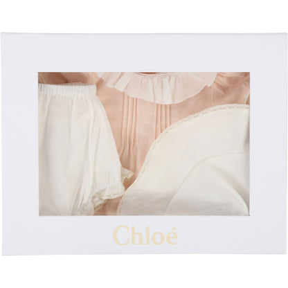 Baby Girls Light Pink Cotton Sets