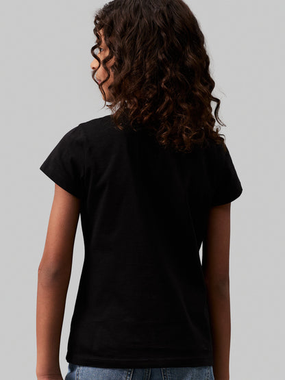Calvin Klein Girls Monogram Logo T-Shirt