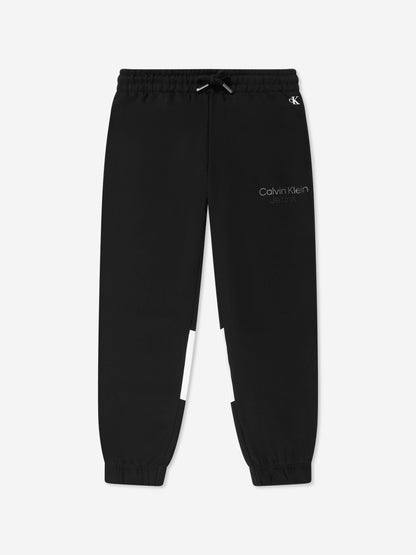 Calvin Klein Boys Colourblock Tracksuit in Black