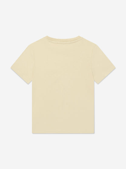 Calvin Klein Kids Monogram Logo T-Shirt in Green