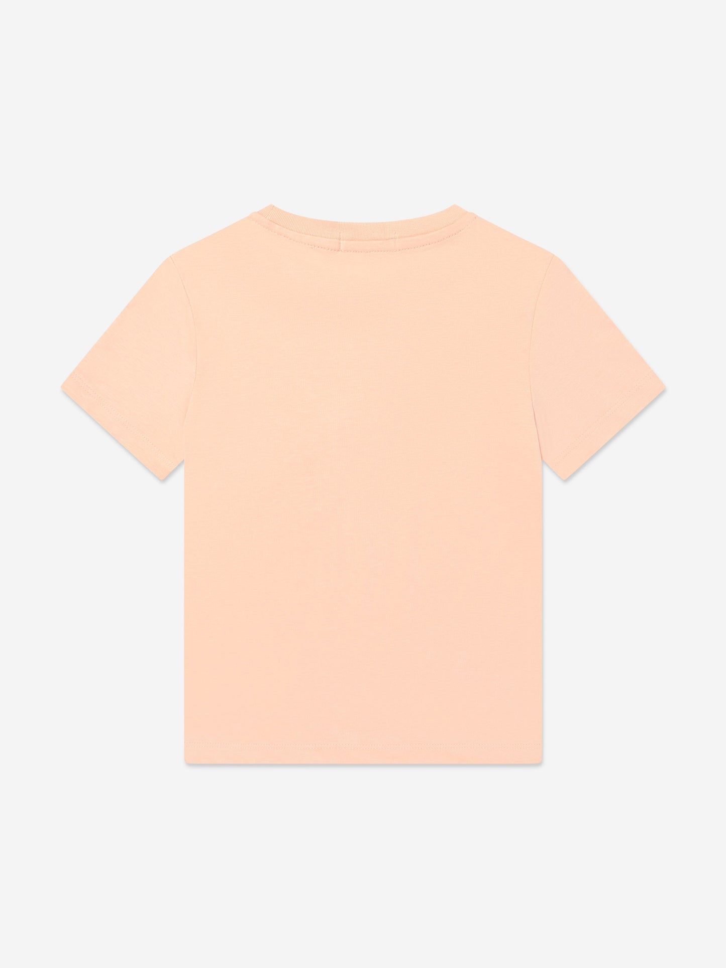 Calvin Klein Girls Monogram Logo T-Shirt in Pink