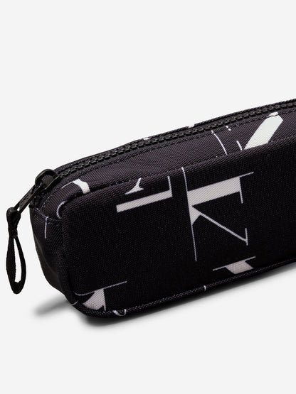 Calvin Klein Kids City Grid AOP Pencil Case in Black (19.5cm)