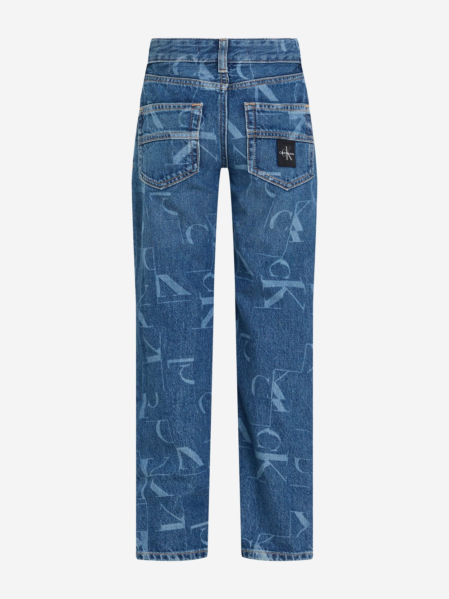 Calvin Klein Boys Regular Fit Jeans in Blue