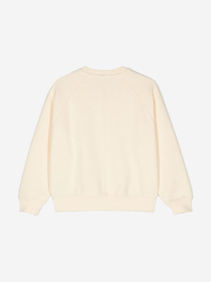 Calvin Klein Boys Logo Sweatshirt in Yellow