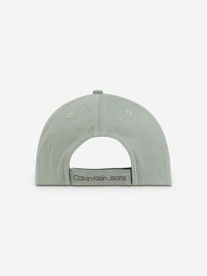 Calvin Klein Kids Monogram Baseball Cap in Green