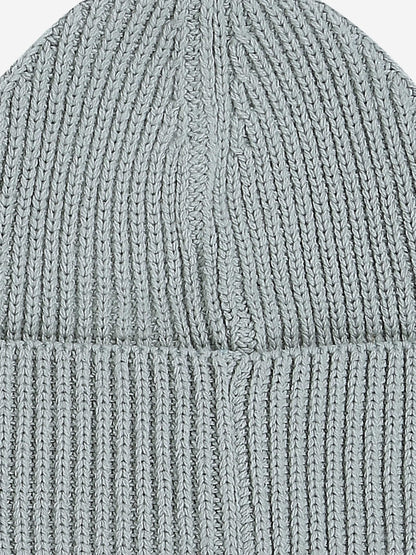 Calvin Klein Kids Monogram Rib Beanie in Green