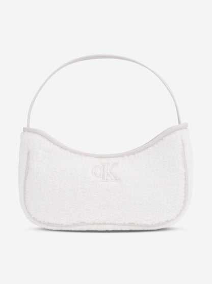 Calvin Klein Girls Teddy Shoulder Bag in Ivory (25cm)