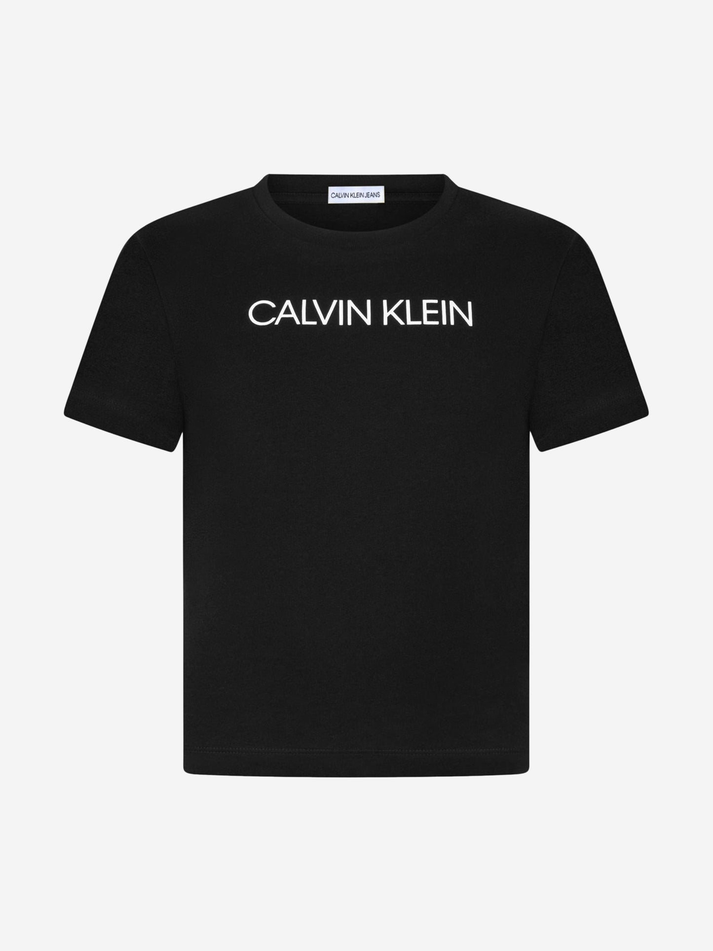 Calvin Klein Boys Cotton Jersey Logo T-Shirt