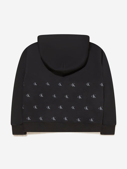 Calvin Klein Boys Repeated Monogram Hoodie
