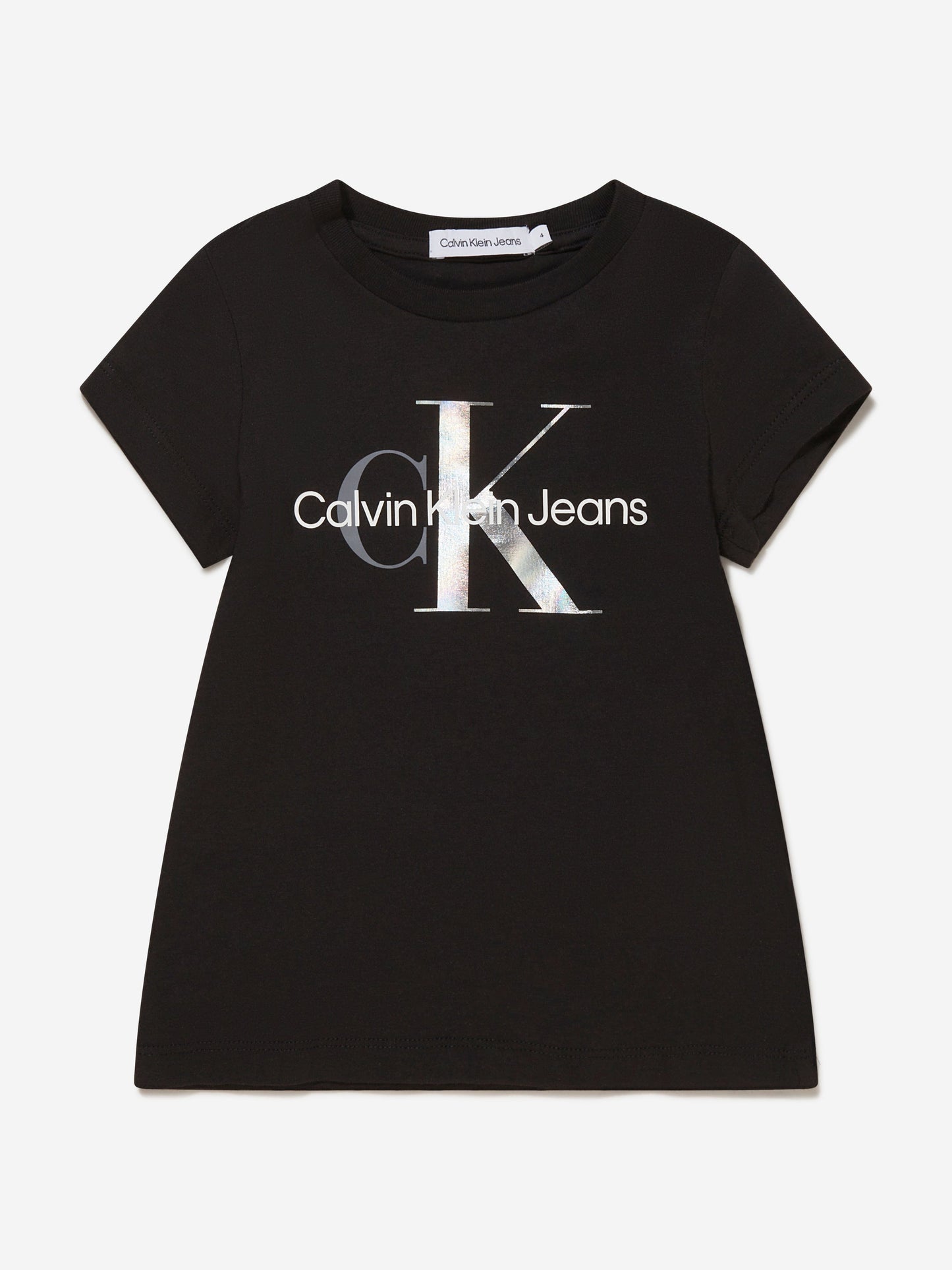 Calvin Klein Girls Cotton Monogram T-Shirt