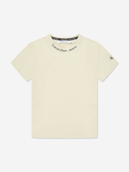 Calvin Klein Boys Intarsia 2 Pack T-Shirt Set in Multicolour