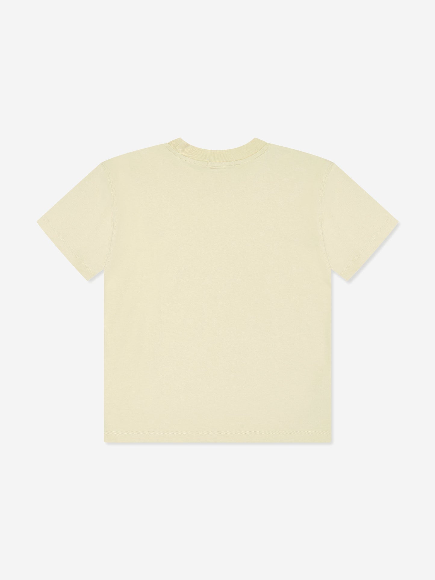 Calvin Klein 男童米色 3D 凸起刺绣 T 恤