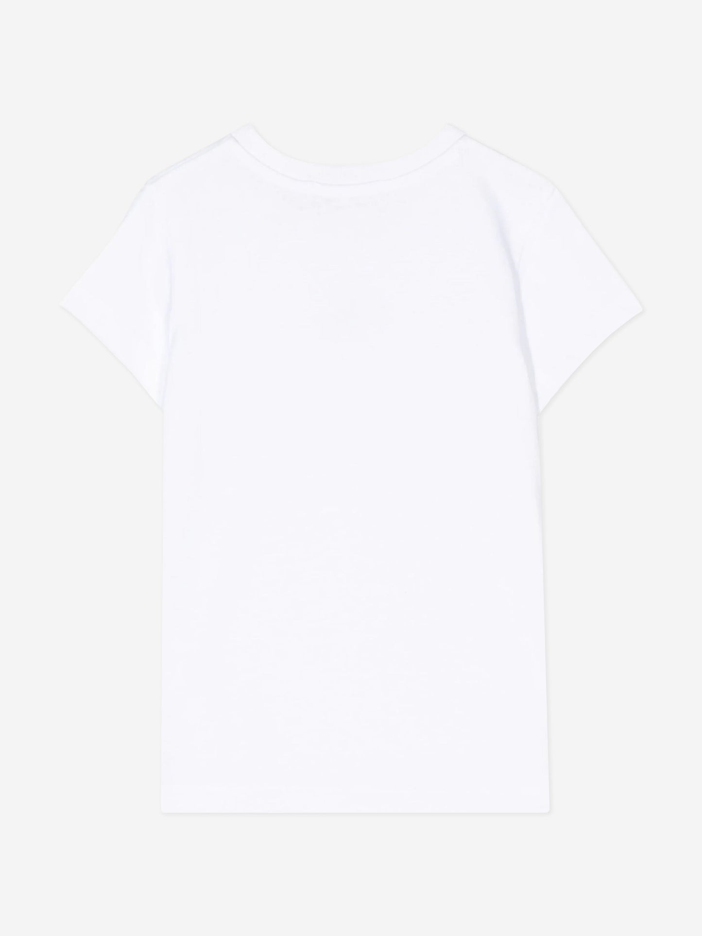 Calvin Klein Girls Micro Monogram Top in White