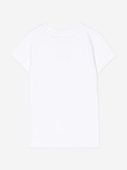 Calvin Klein Girls Micro Monogram Top in White