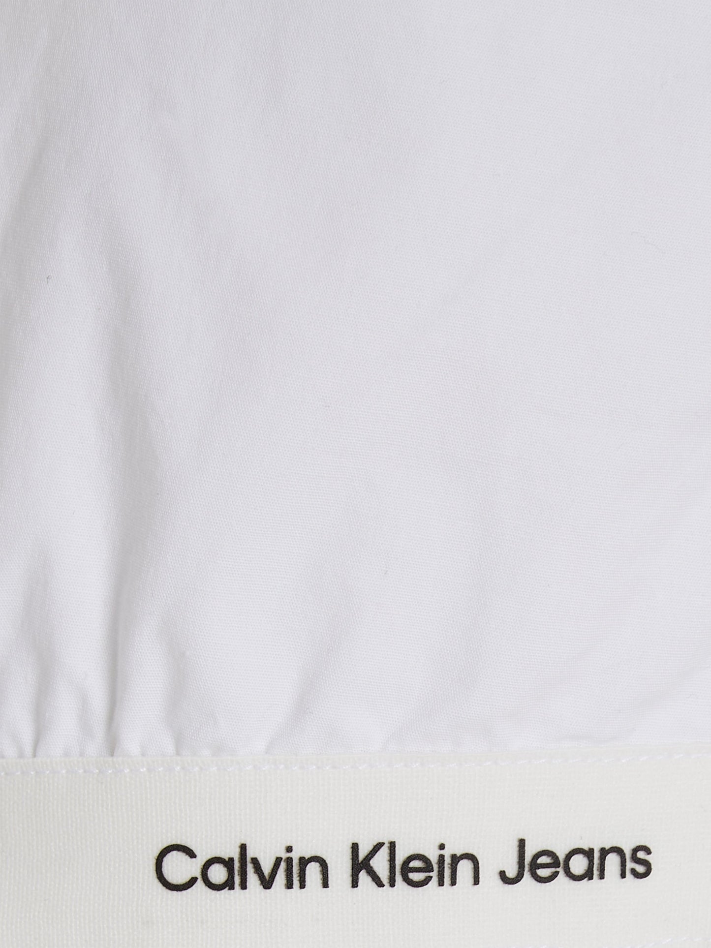 Calvin Klein Girls Minimalistic Tape Dress in White
