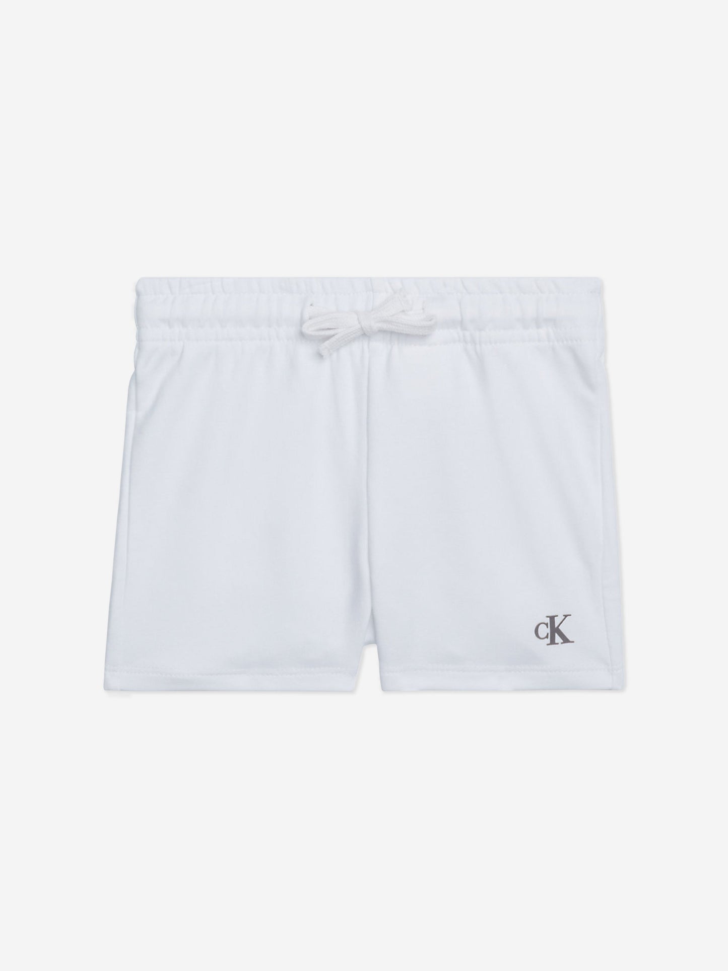 Calvin Klein Baby Monogram Logo 短裤套装（白色）