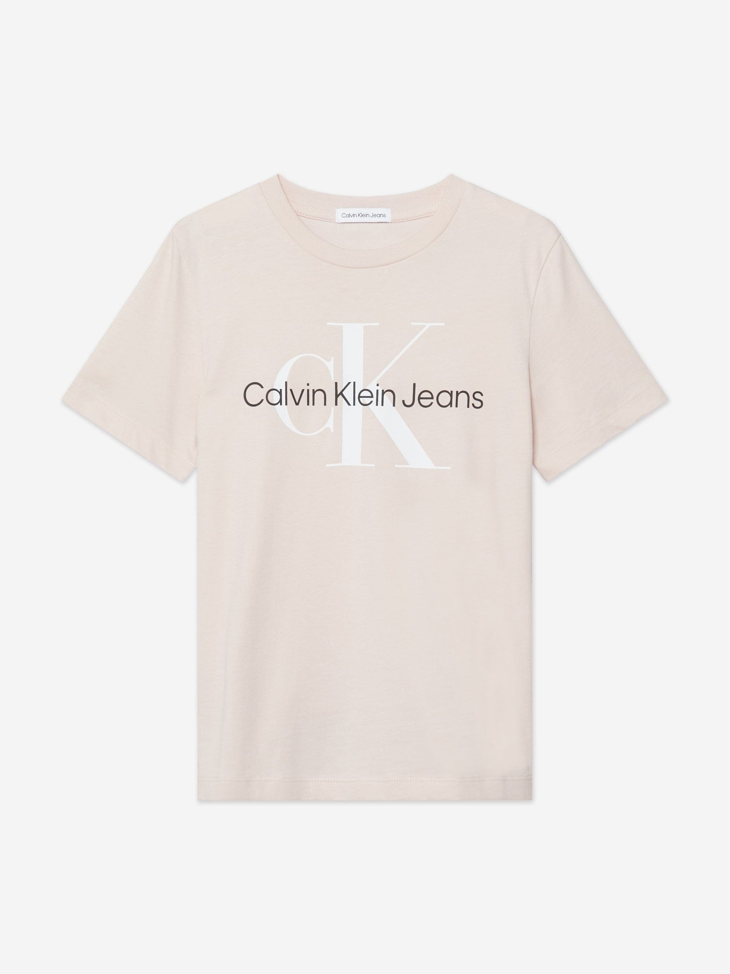 Calvin Klein Kids CK Monogram T-Shirt in Pink