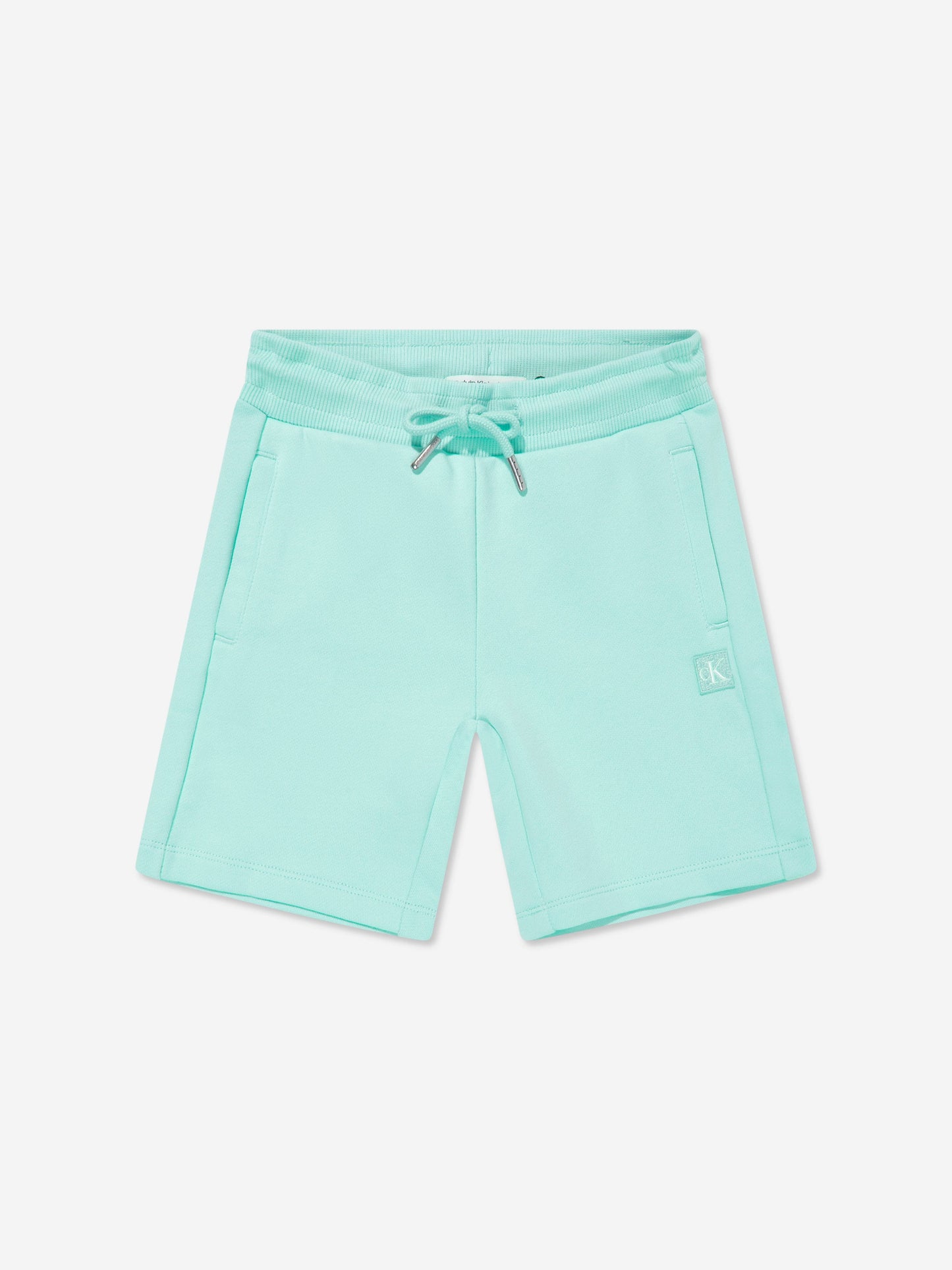 Calvin Klein Kids Mono Mini Badge Shorts Set in Blue