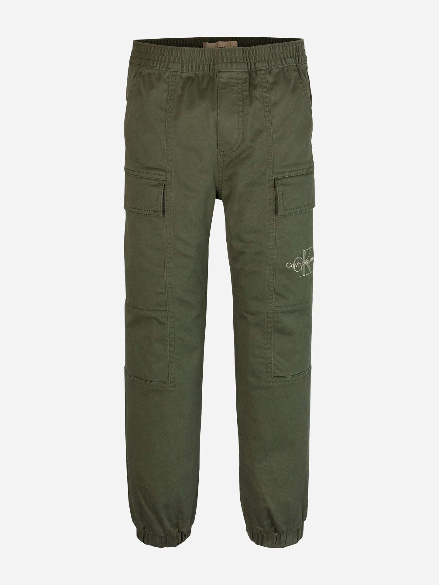 Boys Essential Cargo Trousers in Green
