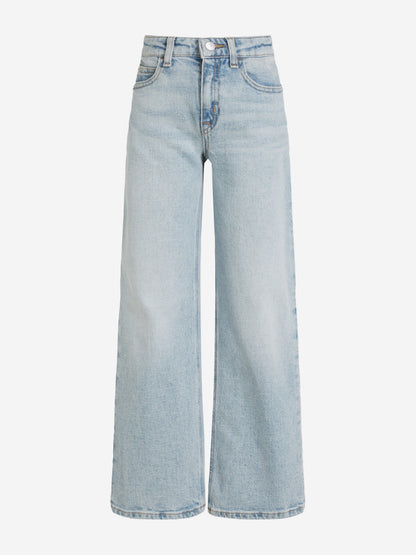 Girls Wide Leg Jeans in Blue