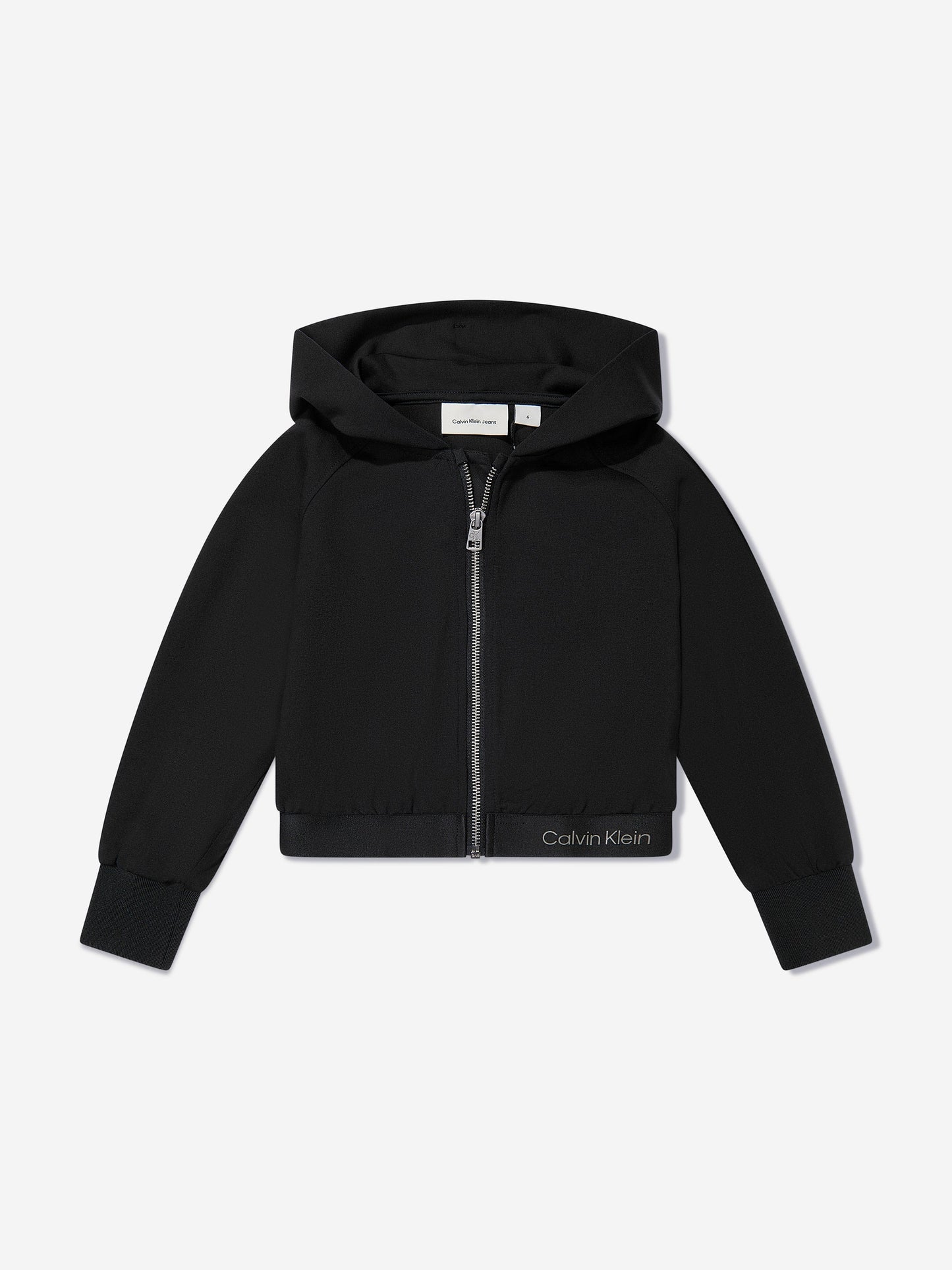 Girls Logo Tape Punto Tracksuit in Black