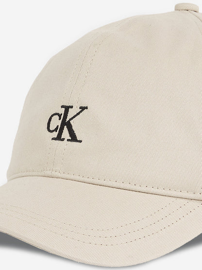 Kids Monogram Baseball Cap in Beige