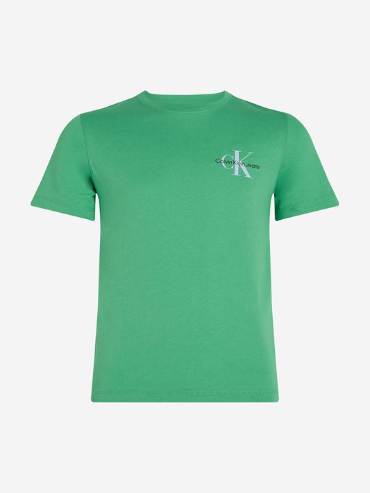 Kids Chest Monologo T-Shirt in Green