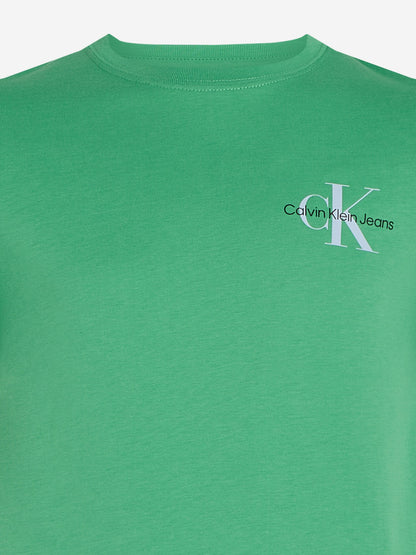 Kids Chest Monologo T-Shirt in Green