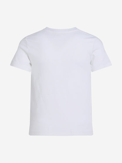 Kids Chest Monologo T-Shirt in White