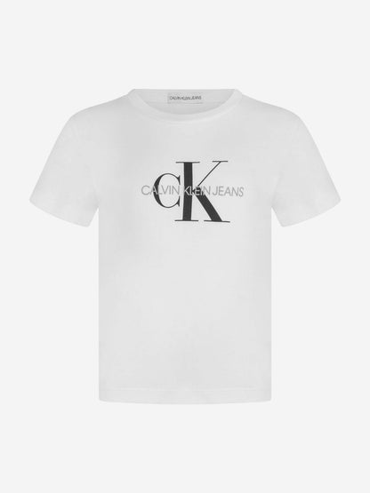 Calvin Klein Unisex Cotton Monogram Logo T-Shirt