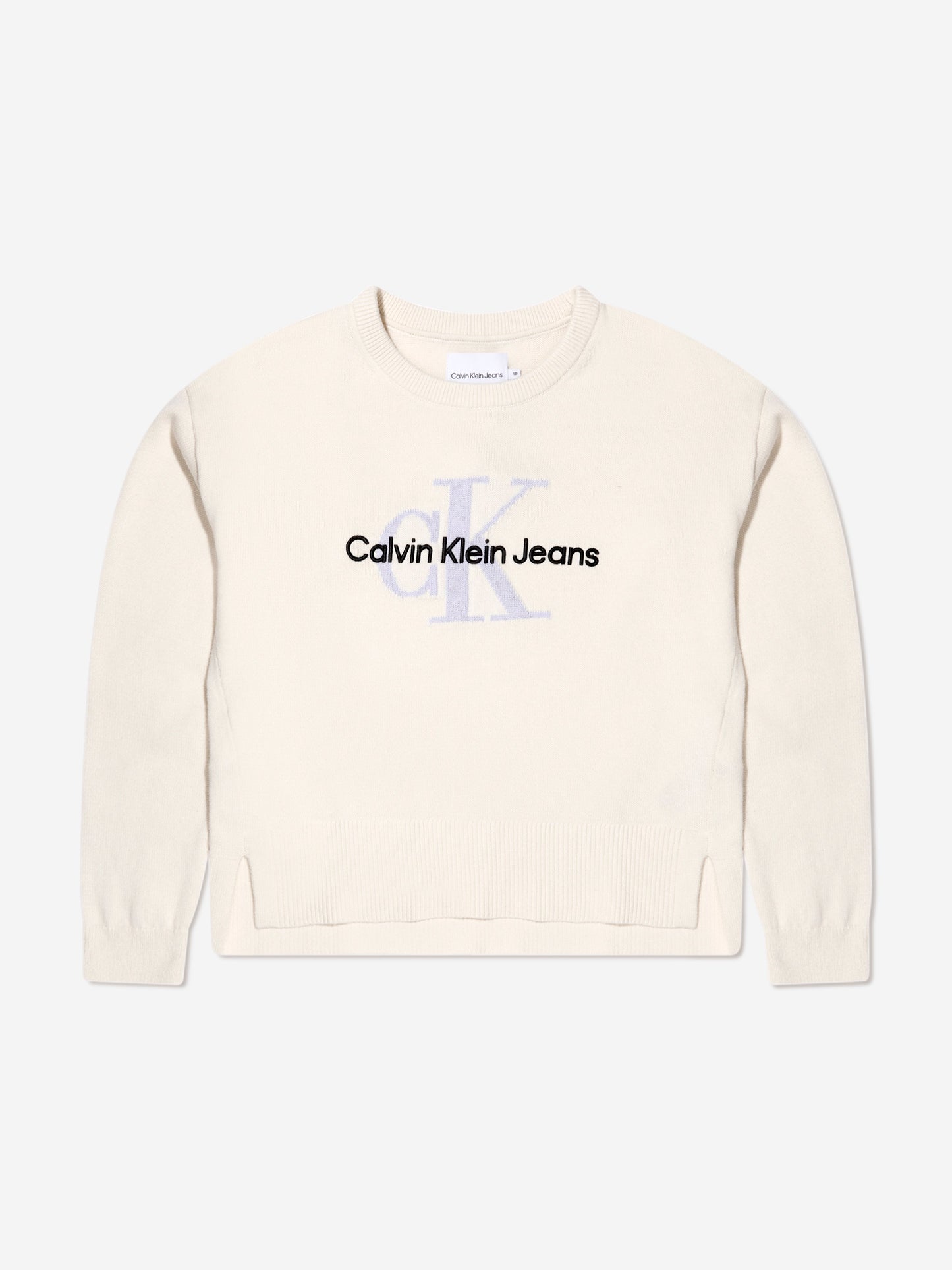 Calvin Klein Girls Lurex Monogram Sweatshirt