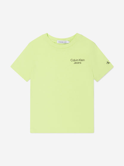 Calvin Klein Boys Organic Cotton Logo T-Shirt