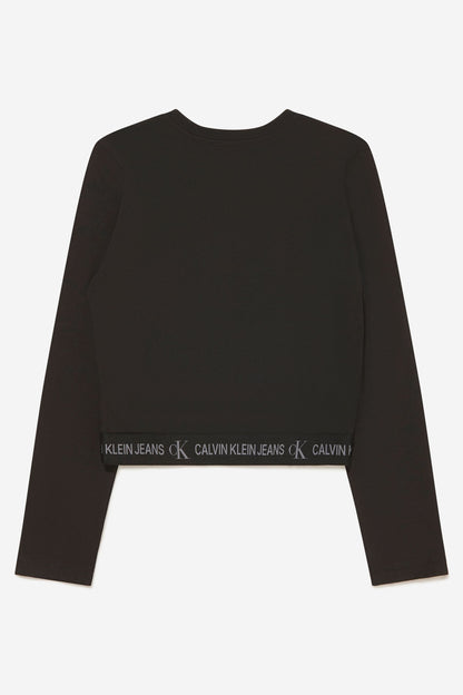 Calvin Klein Girls Logo Tape Top