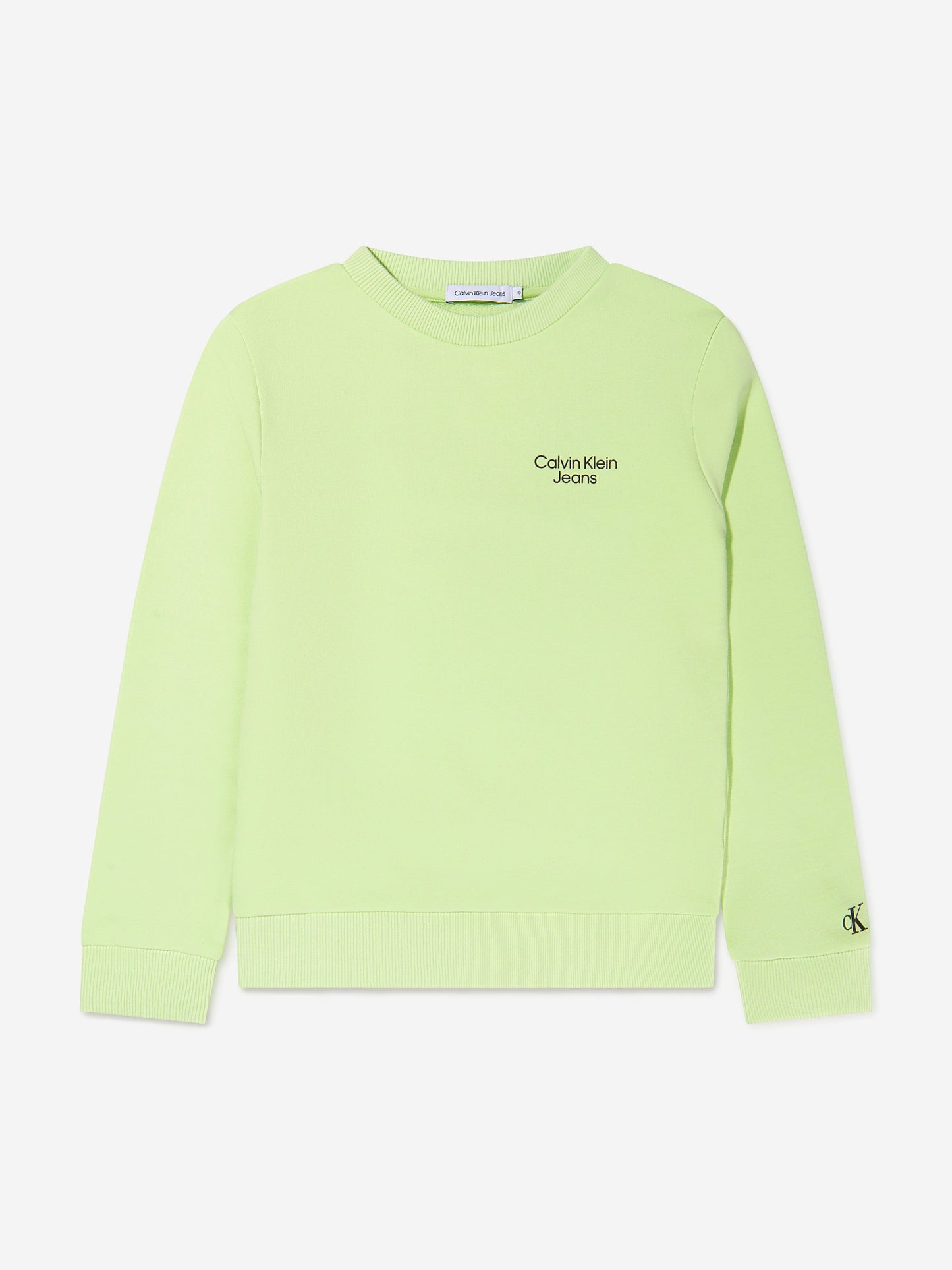 Calvin Klein Boys Organic Cotton Logo Sweatshirt