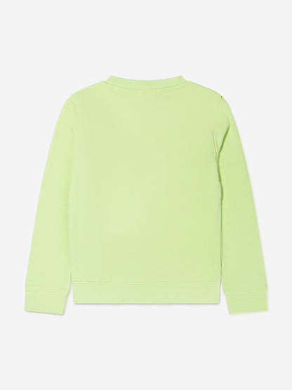 Calvin Klein Boys Organic Cotton Logo Sweatshirt