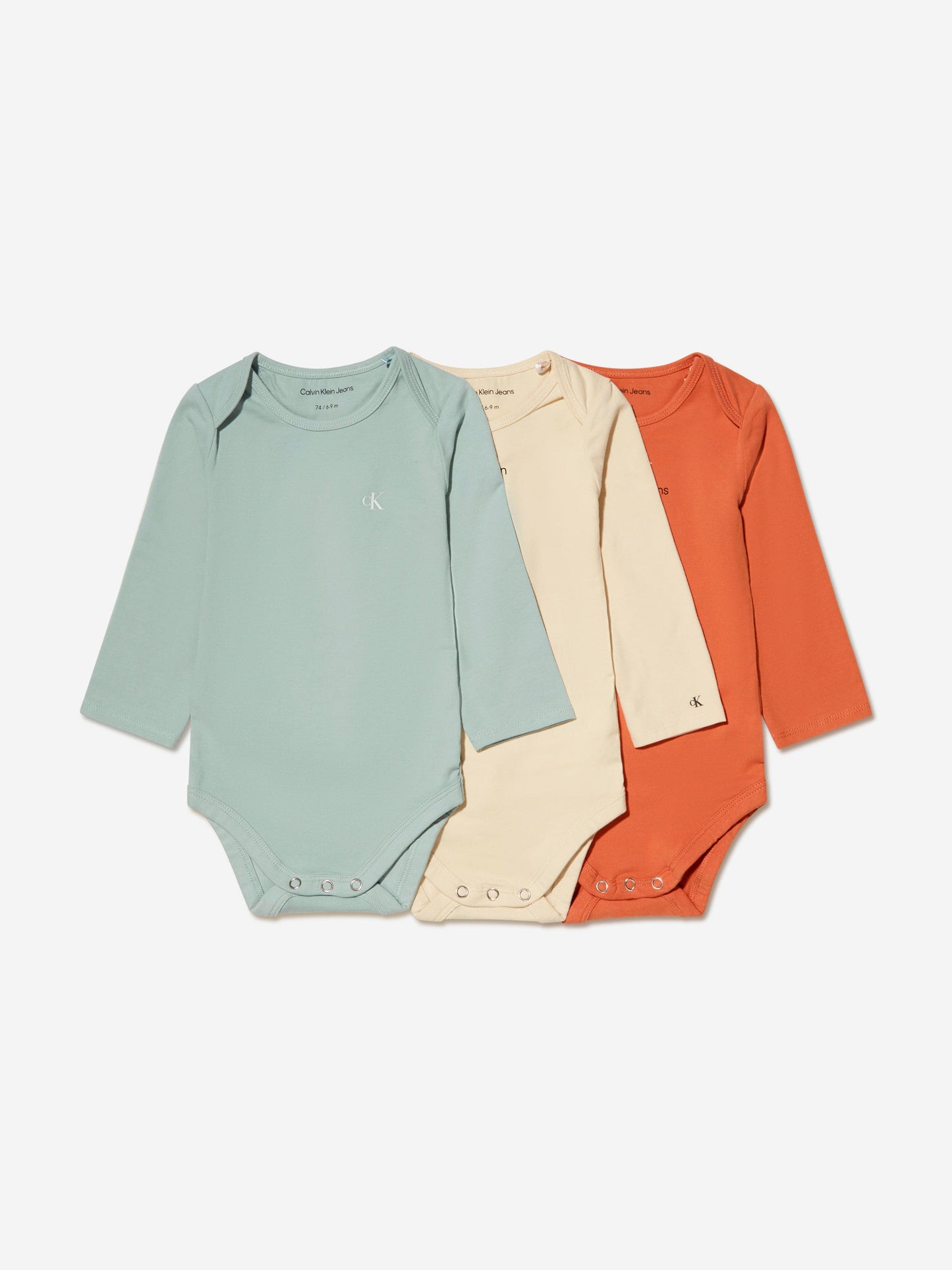 Calvin Klein Baby 男女通用有机棉连身衣礼品套装