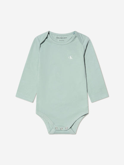 Calvin Klein Baby 男女通用有机棉连身衣礼品套装