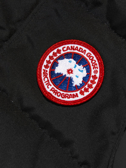 Canada Goose 儿童羽绒填充 Vanier 马甲（黑色）