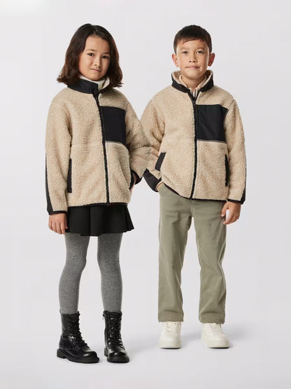 Canada Goose Kids Simcoe Fleece Jacket in Beige