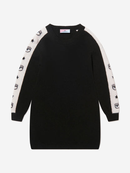Chiara Ferragni 女童 Logomania 针织连衣裙