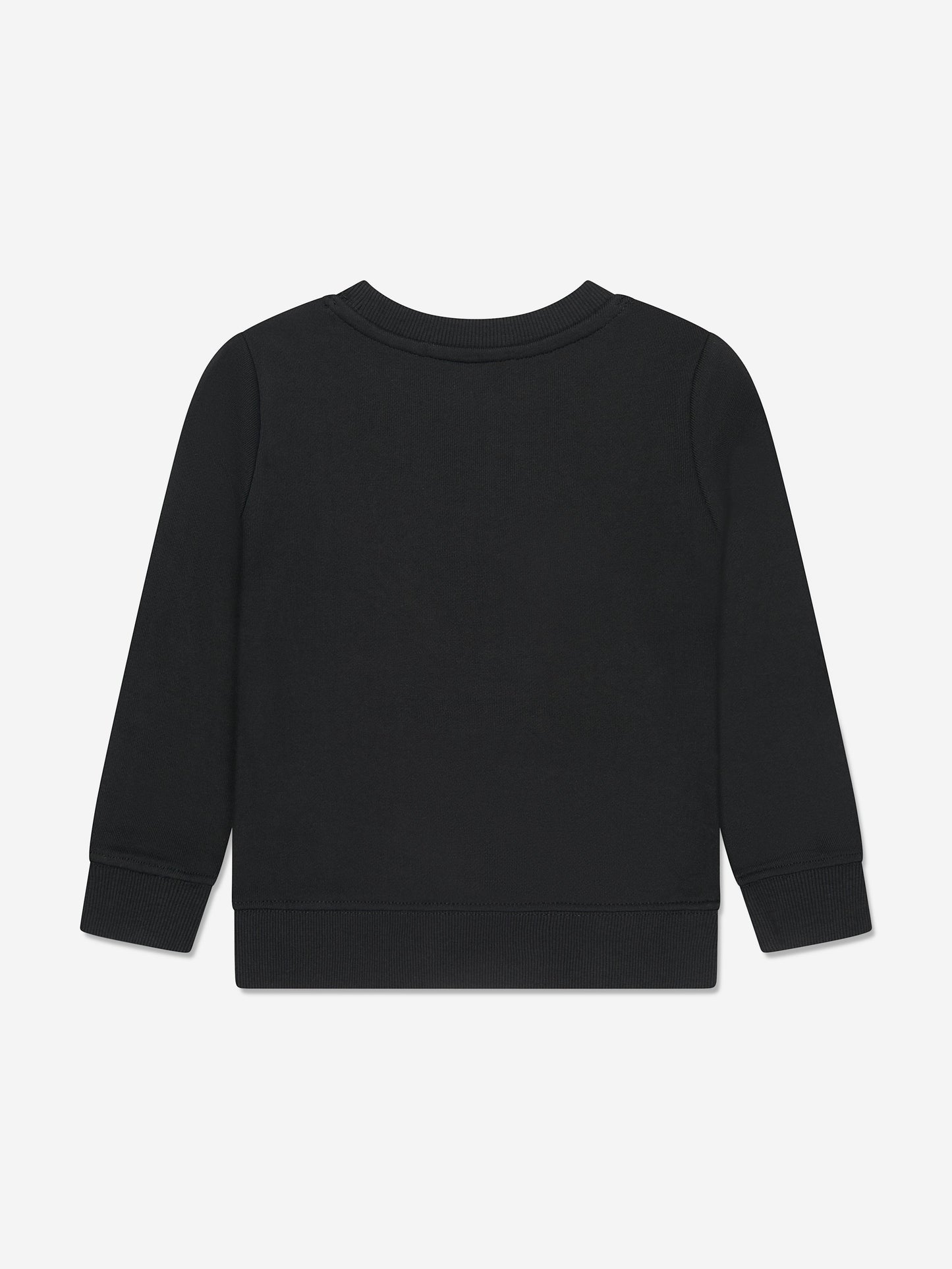 Calvin Klein Boys Maxi Block Logo Sweatshirt in Black