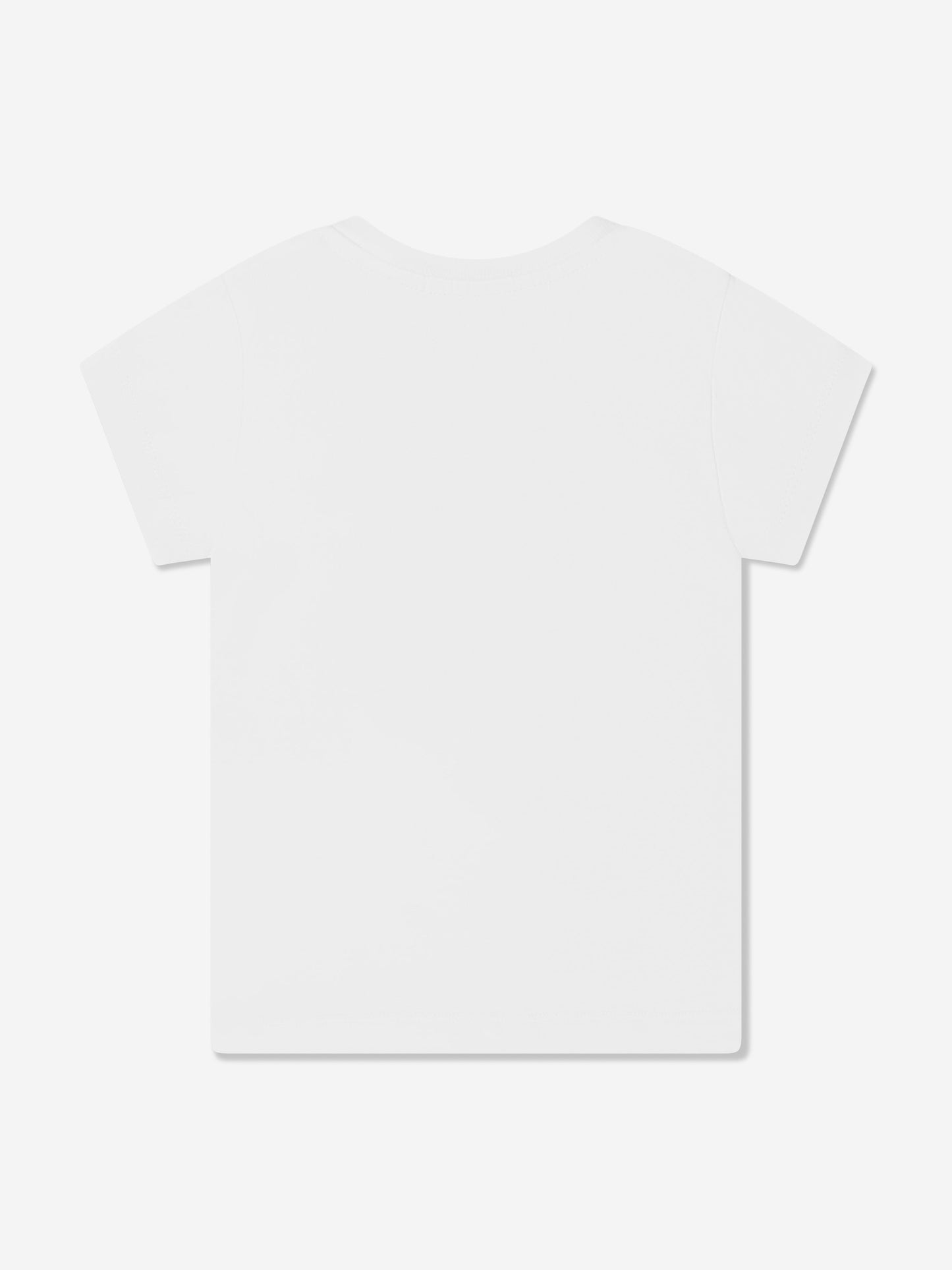 Calvin Klein Girls Hero Logo Slim Fit T-Shirt in White