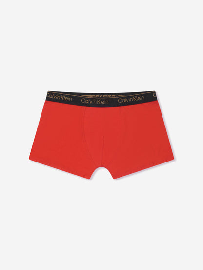 Calvin Klein 男童 5 条装红色平角裤套装