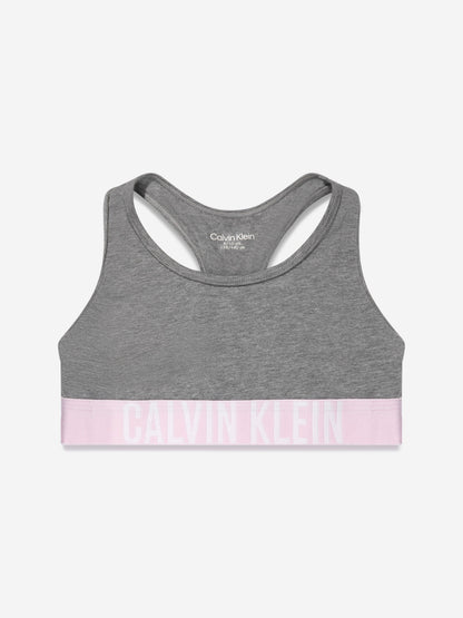 Calvin Klein Girls 3 Pack Bralette Set in White