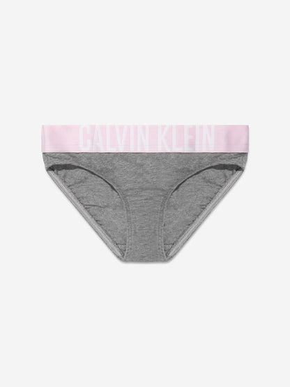 Calvin Klein Girls 3 Pack Bikini Briefs Set in White