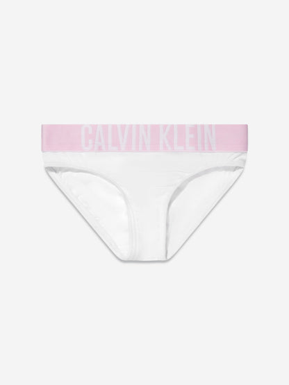 Calvin Klein Girls 3 Pack Bikini Briefs Set in White